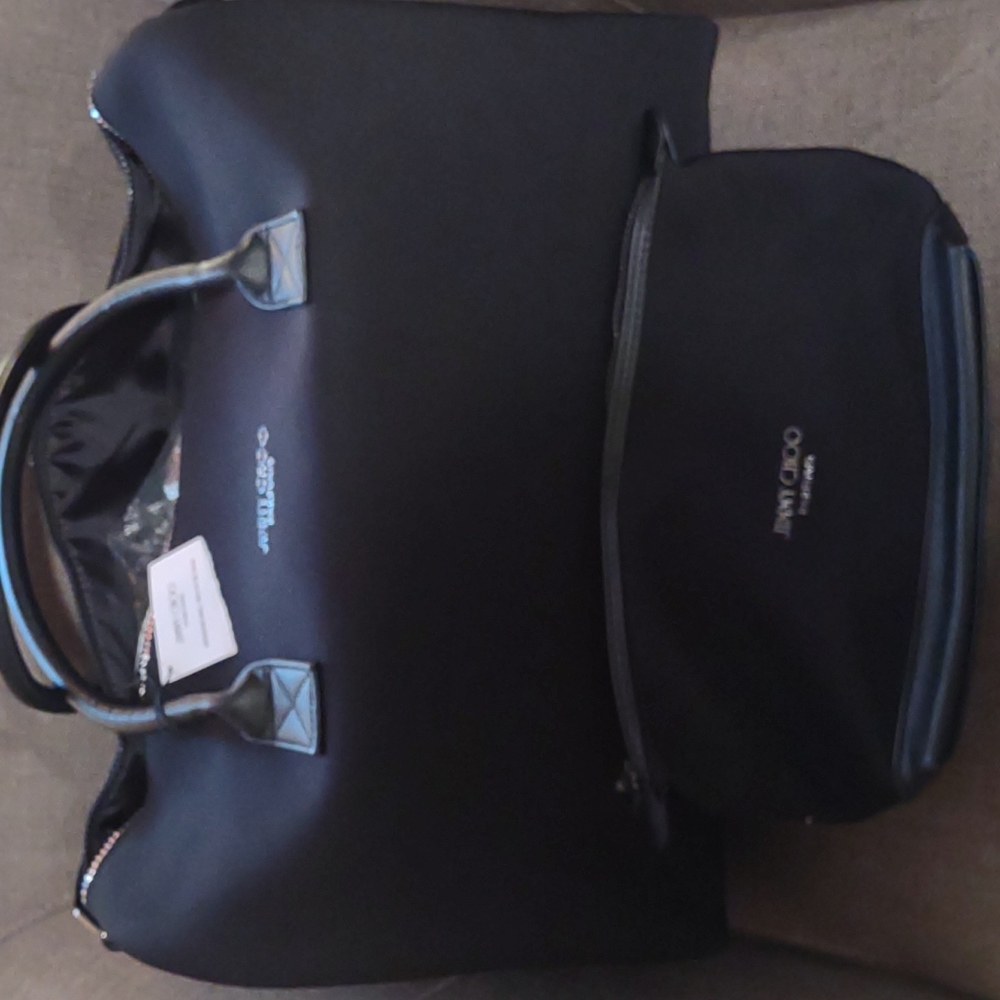 Jimmy Choo duffle bag with personal pouch